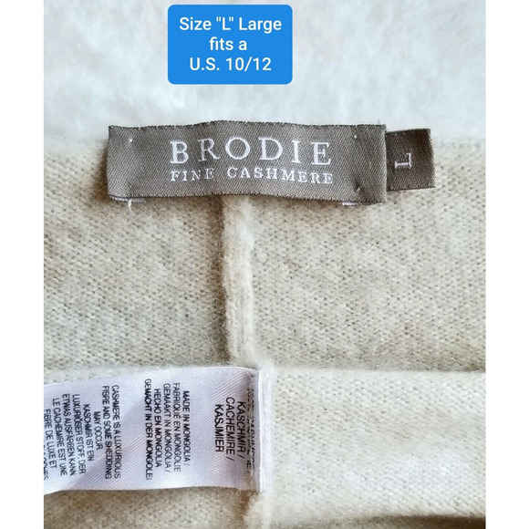 BRODIE 100% cashmere beaded lounge loungewear anthropologie shorts $225 L 10/12 - Picture 8 of 8